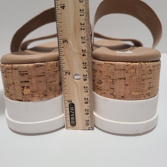 Steve Madden Thalia Cork Platform Sandal Reptile / Snake Strap Size 9M‎ - Picture 3 of 10